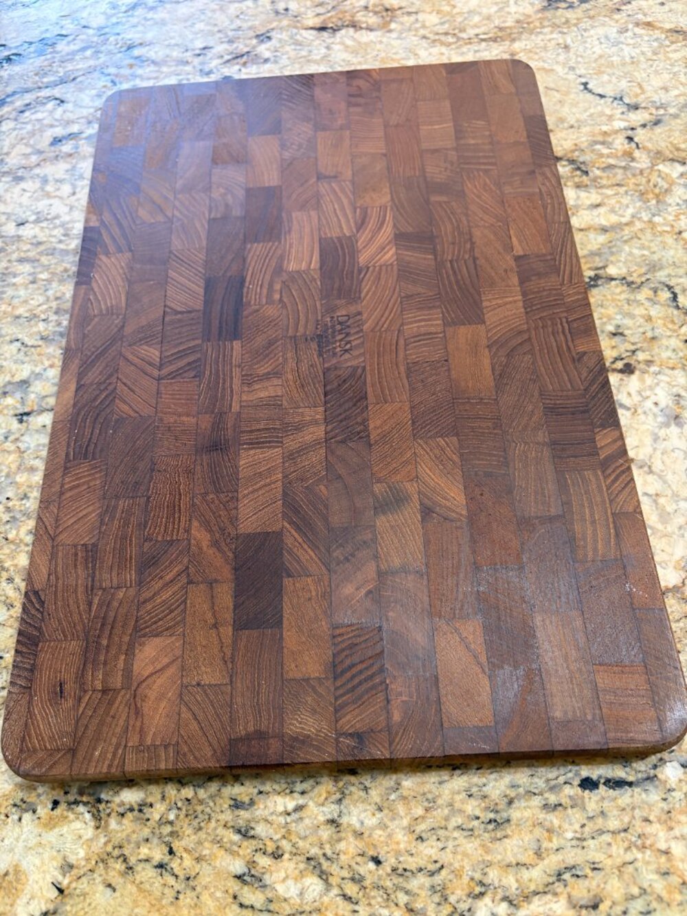 Rare Vintage Dansk Staved Teak Jens Quistgaard Cutting Board , original owner - Picture 2 of 3